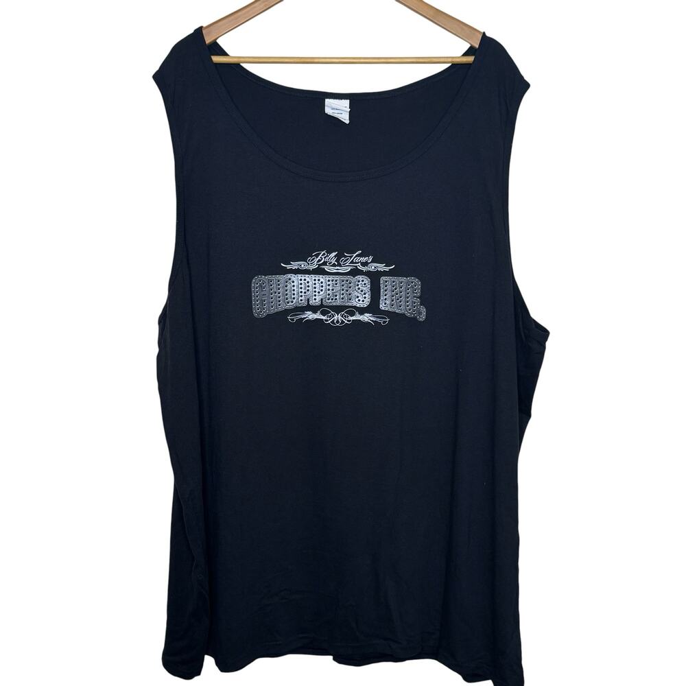 New! Billy Lane Choppers Inc 4XL Black Steel Signature Men's Tank Top